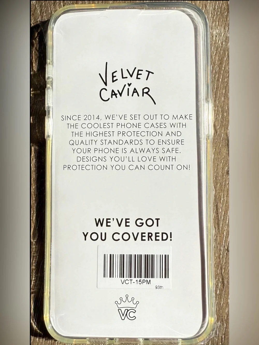 Velvet Caviar Clear Transparent Phone Case